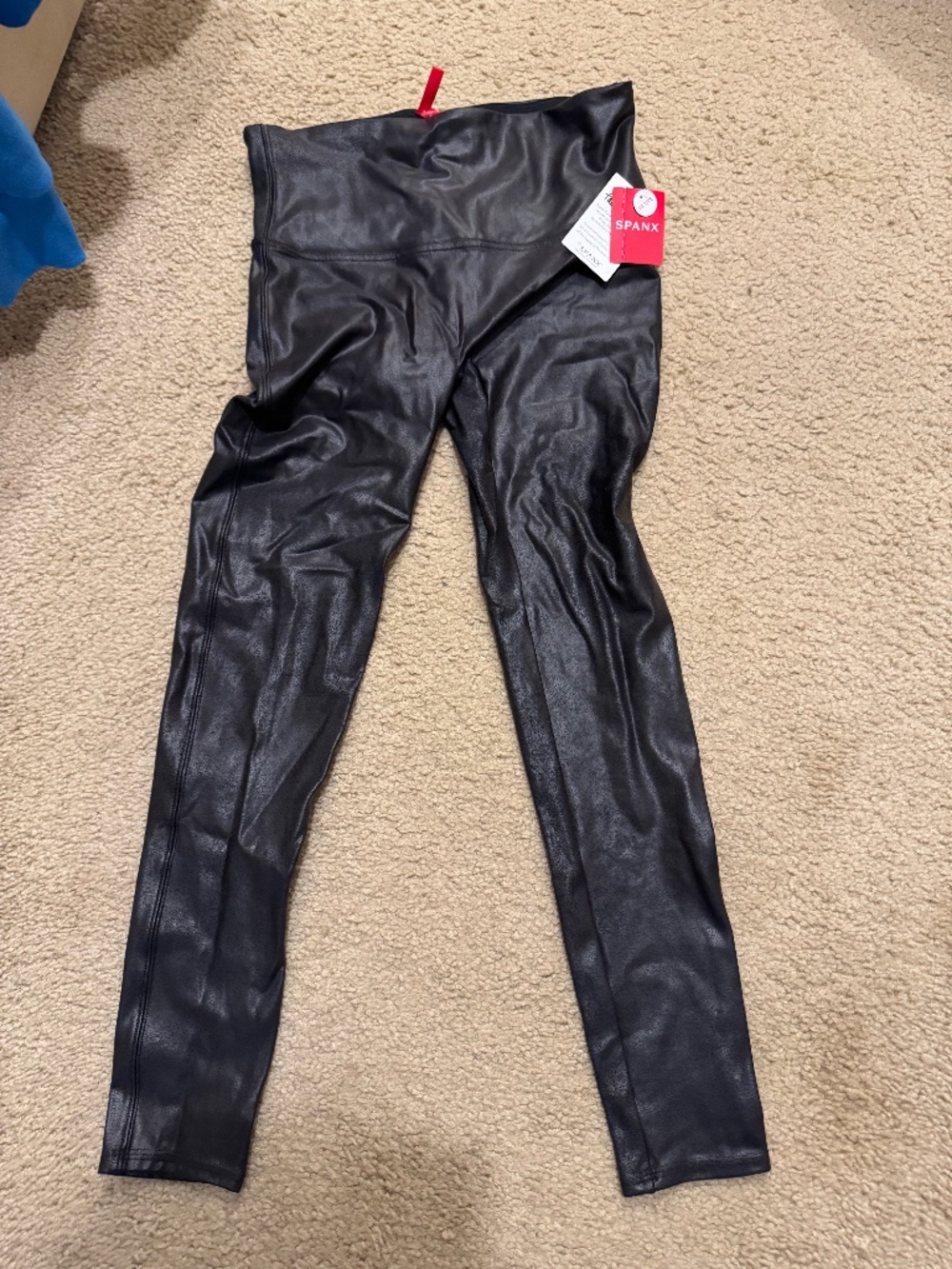 Spanx leather leggings